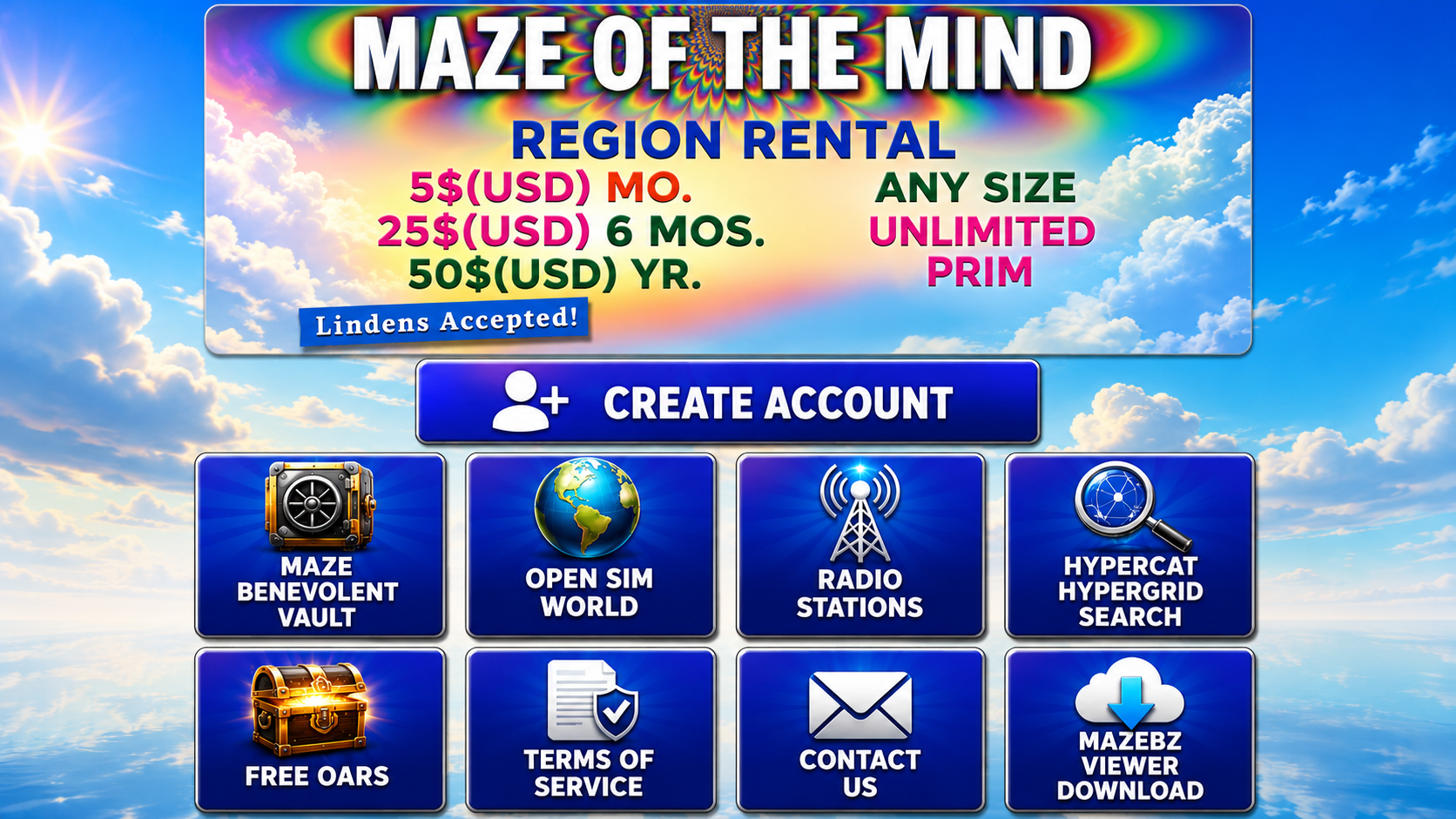 Maze of the Mind Grid